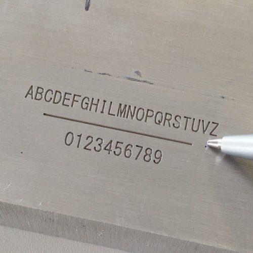 Metal etching and marking